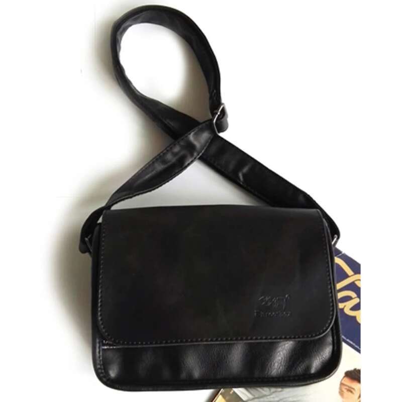 Paar PU Leder Messenger Slanted Cross Shoulder Kleine Tasche_voghion.com