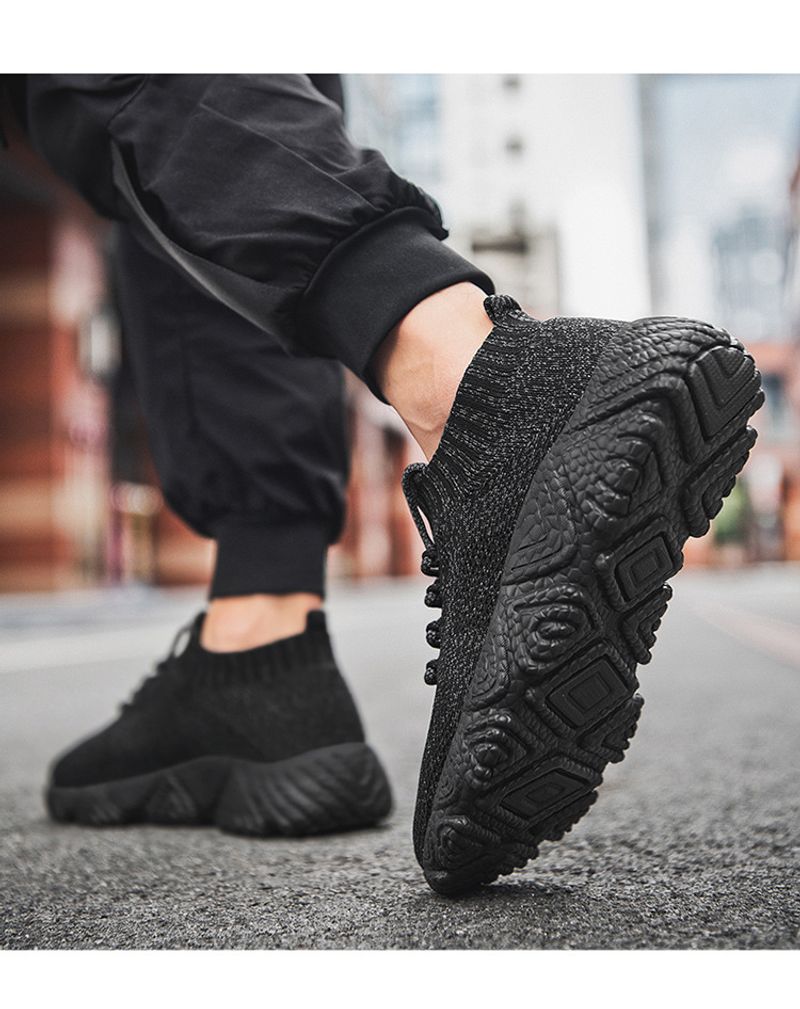 Meeste uued suvised kootud hingavad vabaaja spordijalatsid, naiste sokisuu kerged paaridele mõeldud reisijooksujalatsid_voghion.com