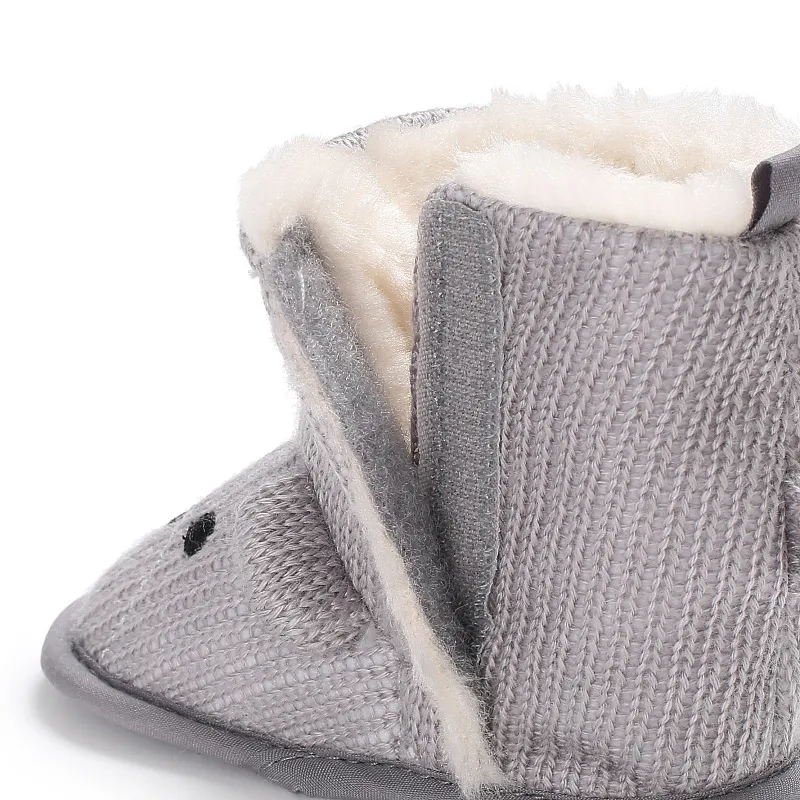 Infant Winter Baby Toddler Newborn Cute Cartoon Bear Shoes Cutefeet Girls Boys Little Kid First Walkers Snow Boots_desvips.com