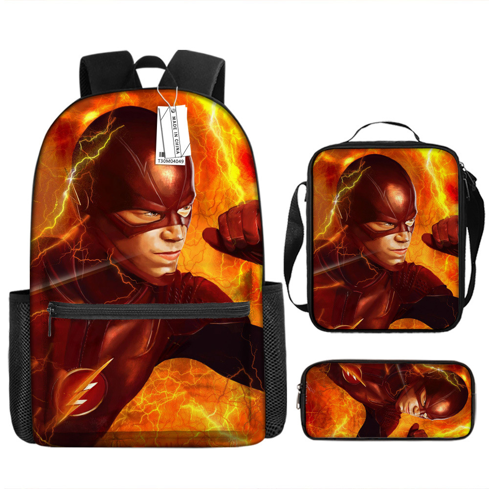 Hero Kids Backpack Large Capacity School Bag Unisex_voghion.com