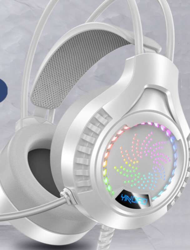 Silver Eagle Q7 Computer Headworn Wired Esports Game Earphones Desktop Laptop Listening And Positioning Microphone_voghion.com