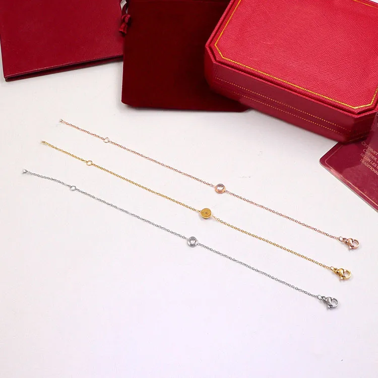 Con scatola Tennis Vite Designer Bracciale Gioielli Donna Bracciale Classico Titanio Acciaio Lega Artigianato Allergico All'ingrosso_voghion.com