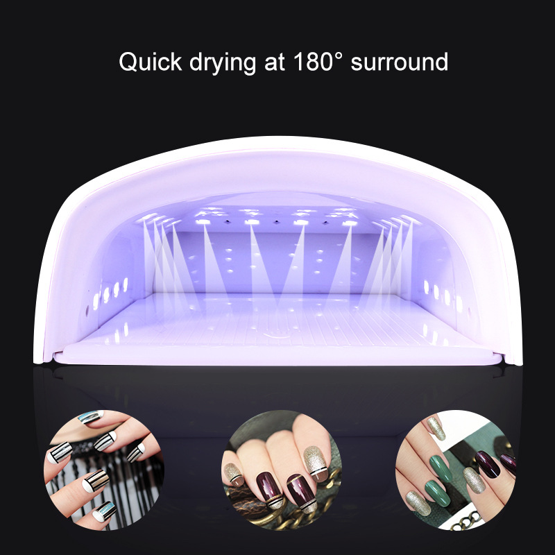 Batteriebetriebene, wiederaufladbare Nagellampe, kabelloser Nagelgeltrockner, Pediküremaschine, LED-Licht für Nägel, kabellose UV-LED-Nagellampe_voghion.com
