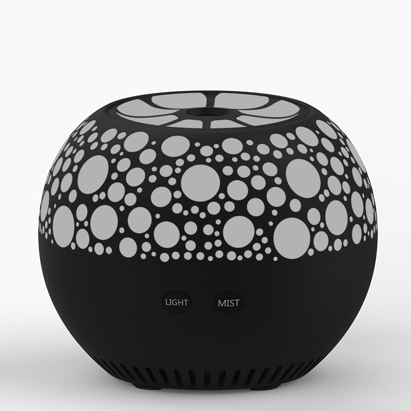 Orange liten ljudlampa utomhus trådlös Bluetooth-högtalare färgglad LED aromaterapi subwoofer kreativ gåva_voghion.com