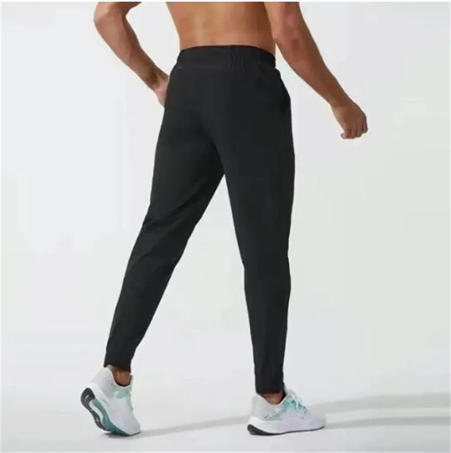 2024 pants Men's Jogger Long Pants Sport Yoga Outfit Quick Dry Drawstring Gym Pockets Sweatpants Trousers Mens Casual_voghion.com