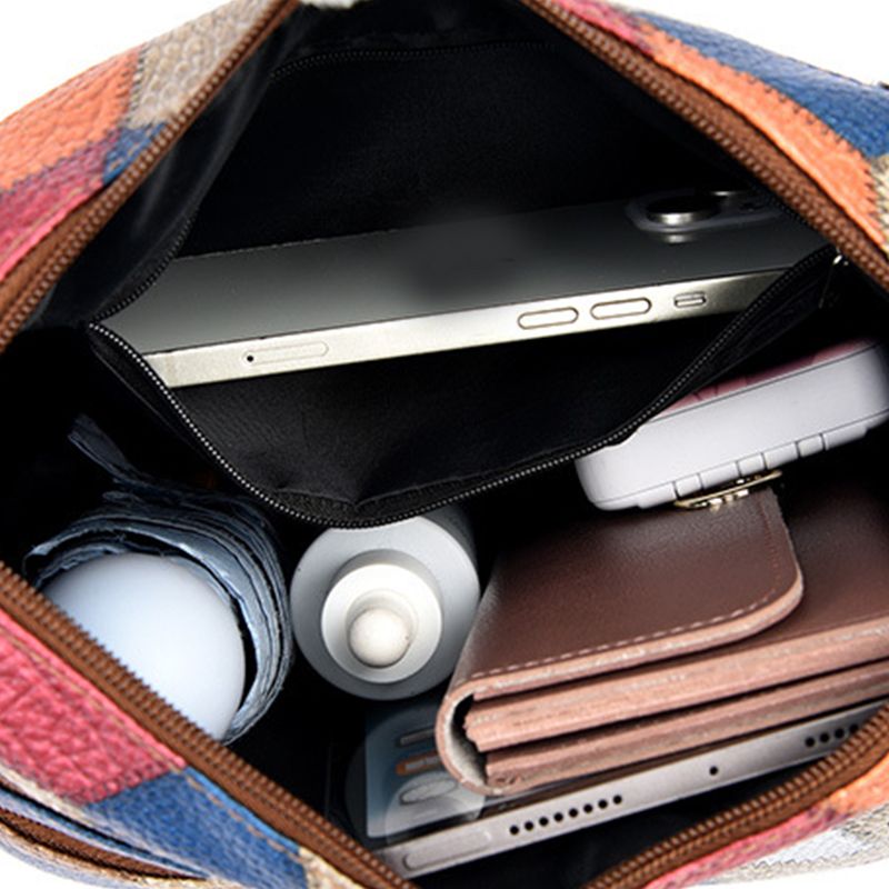 Borsa a tracolla da donna in pelle PU di lusso con tasche da donna di alta qualità, patchwork, stile nazionale, borsa a tracolla per donna_voghion.com
