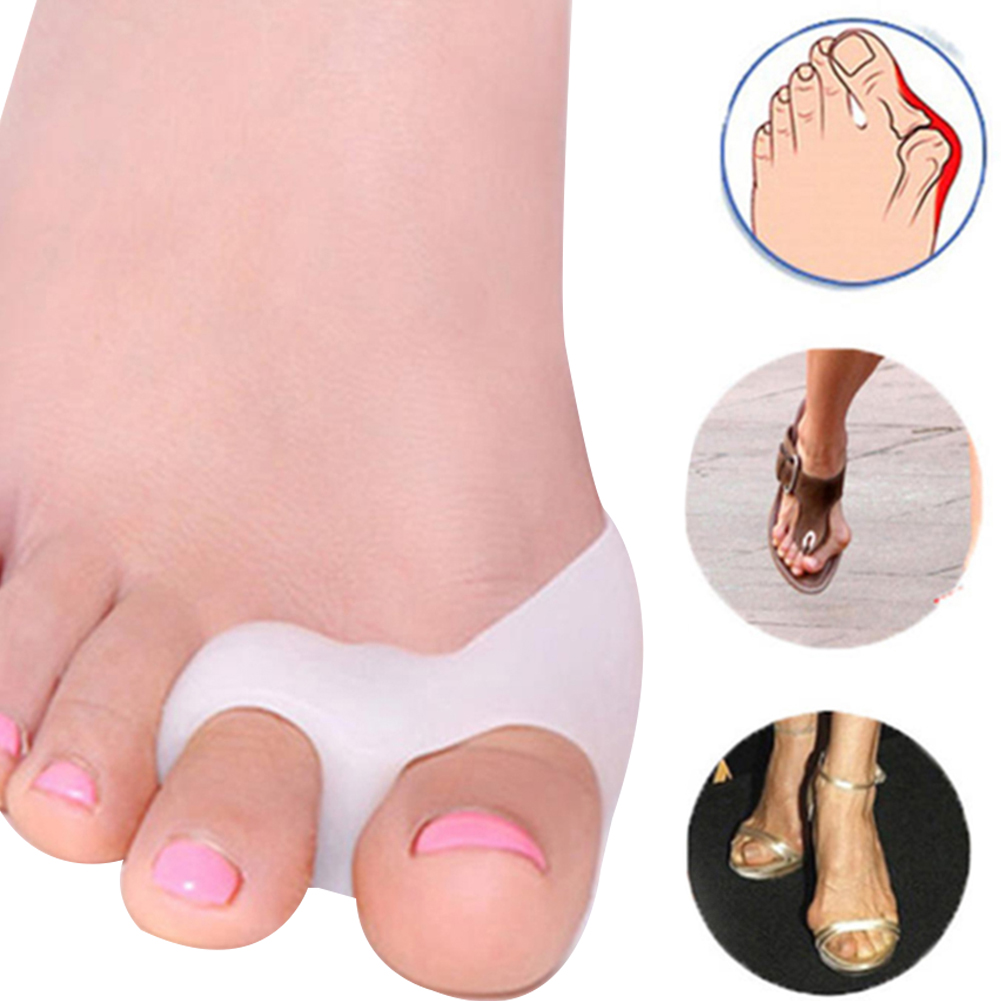 Correcteurs d'hallux valgus en silicone pour gros orteils, séparateurs, redresseur de soulagement des oignons