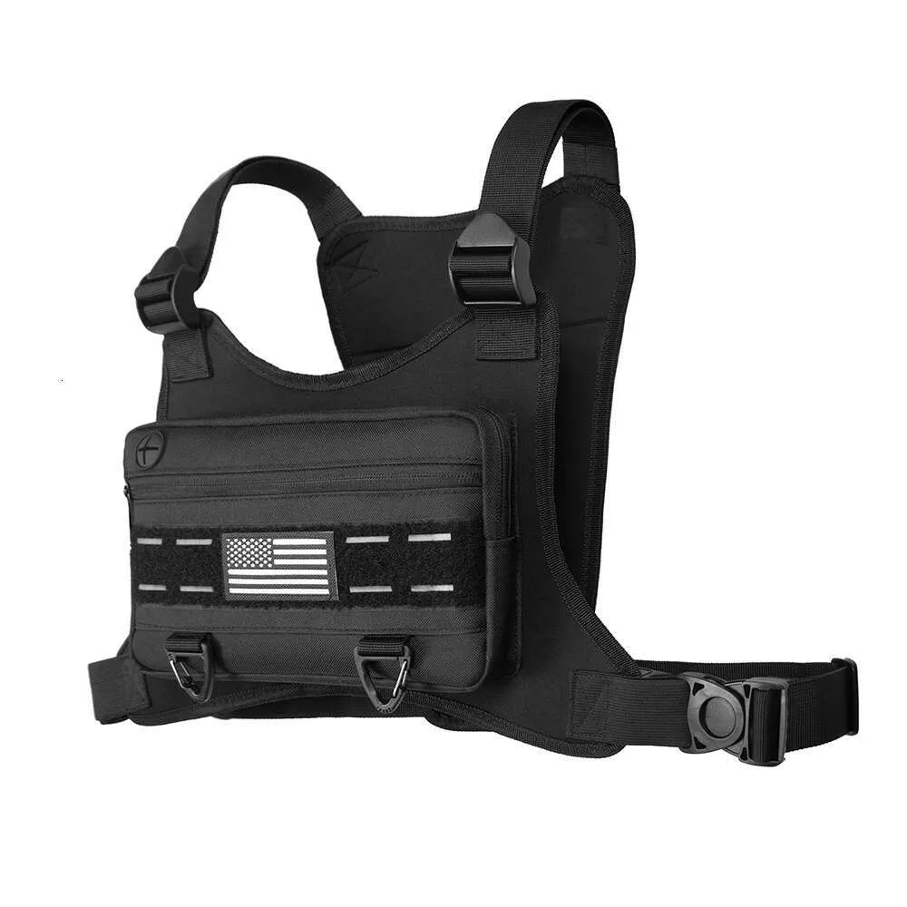 Borsa sportiva per uomo, zaino tattico per pistola, marsupio pettorale antifurto regolabile, marsupio da corsa traspirante_voghion.com