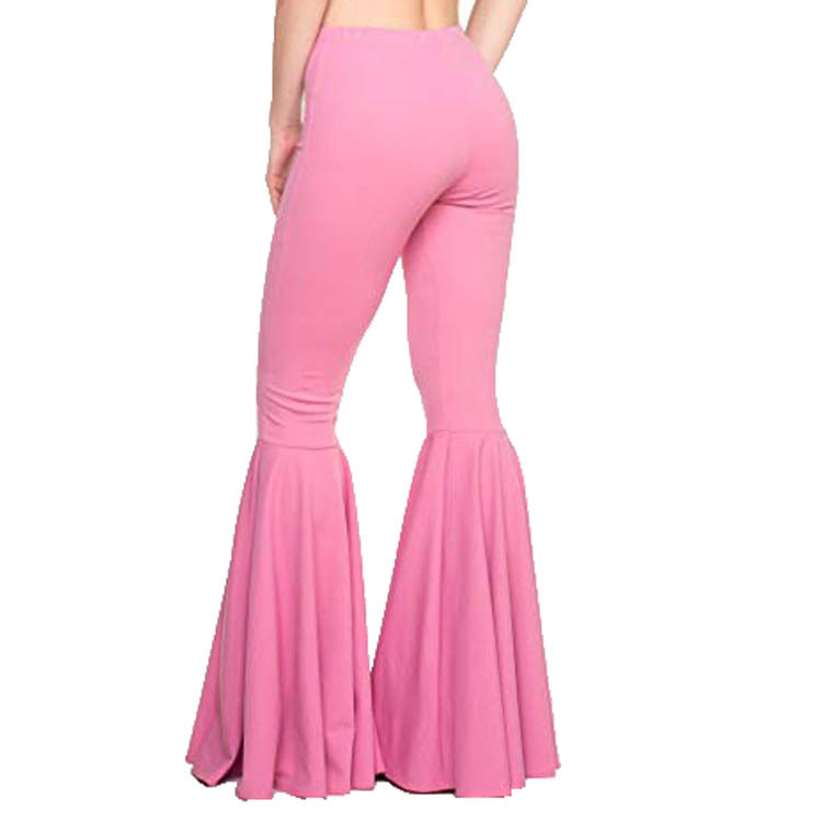 Kadın Deniz Kızı Büyük Yüksek Bel Slim Fit Elastik Günlük Pantolon_voghion.com