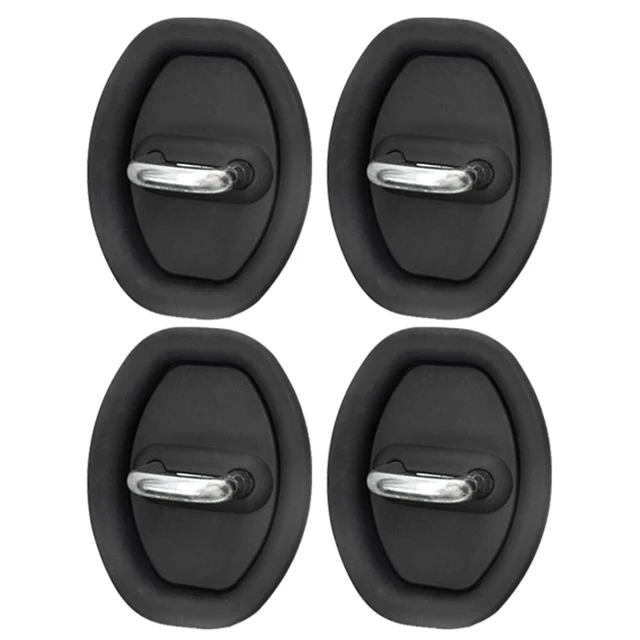 4Pcs Car Latch Silicone Handle Vehicle Door Loc Guard Stopper Anti-Collision Protective Cover_voghion.com