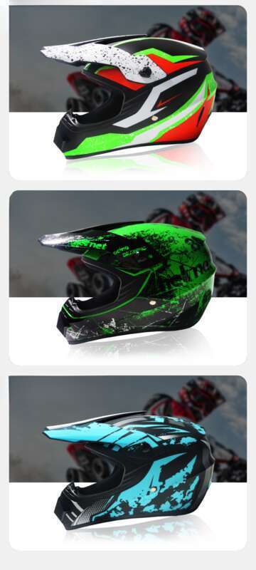 Casco da motocicletta Go Kart per adulti piccolo e leggero in ABS fuoristrada, casco da moto colorato_voghion.com