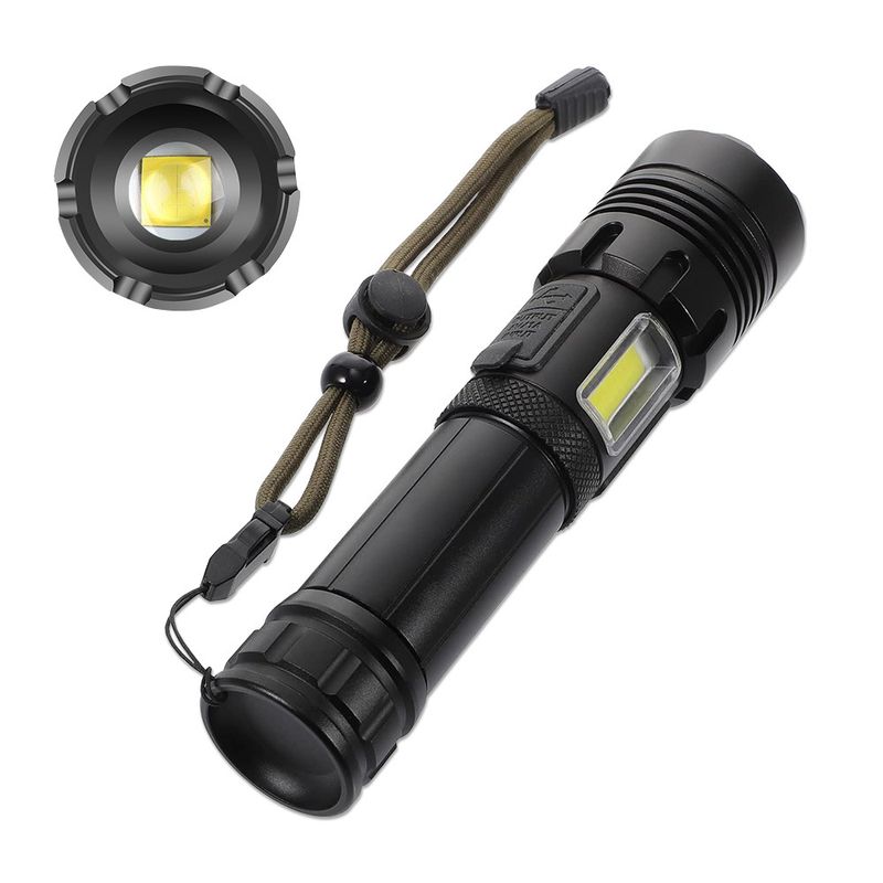 Yeni XHP70 Type-C şarj edilebilir telescc zoom yüksek güçlü LED el feneri_voghion.com