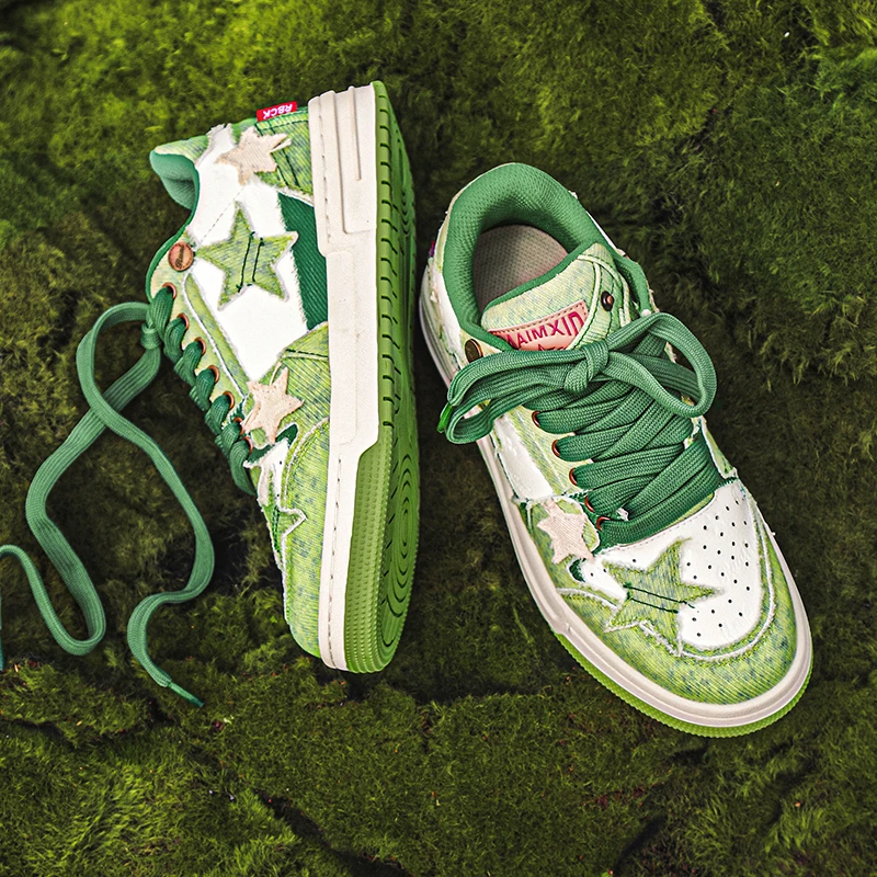 Modische Basketball-Sneakers: bequeme Casual-Sportschuhe mit weichen Sohlen_voghion.com
