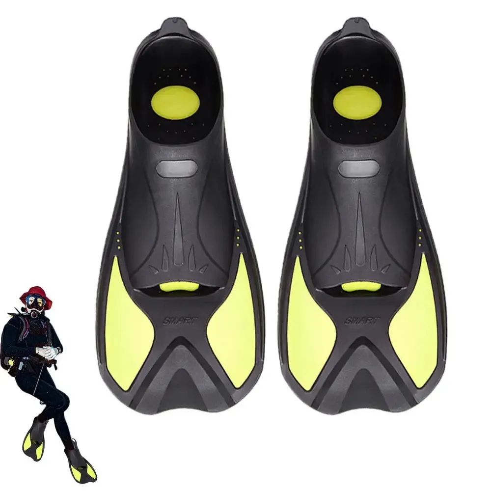 Draagbare snorkelvinnen Scuba Flippers Antislip duikvin Volledige voet zwemvliezen Beginnerszwemuitrusting 240615_voghion.com