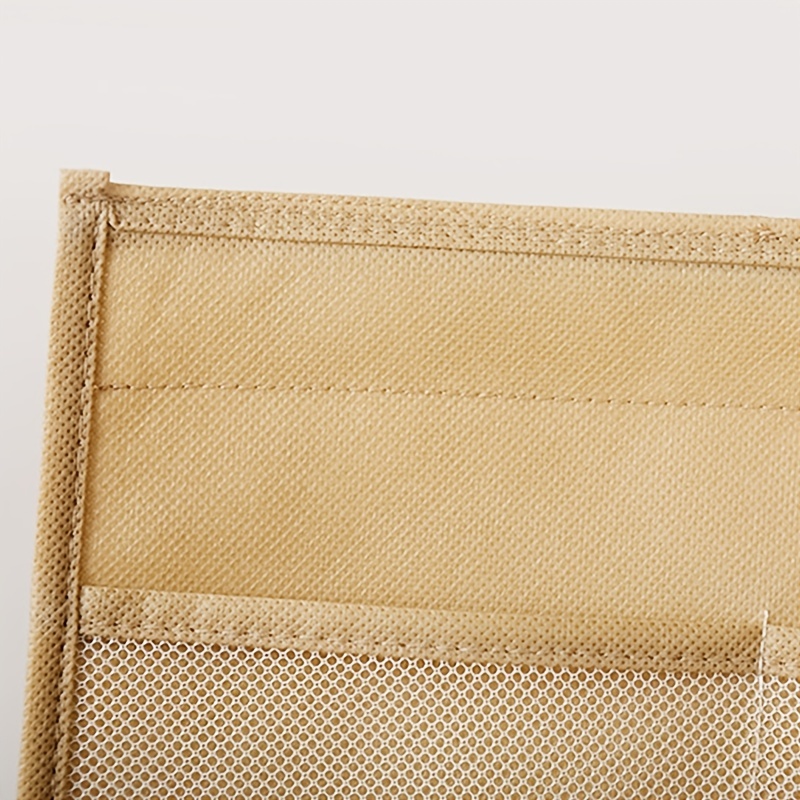 1 x BH-Aufhängetasche, Stoff, doppelseitiges Wandregal, Kleiderschrank, platzsparende Tasche für Unterwäsche, BHs und Socken, Hängetaschen_voghion.com