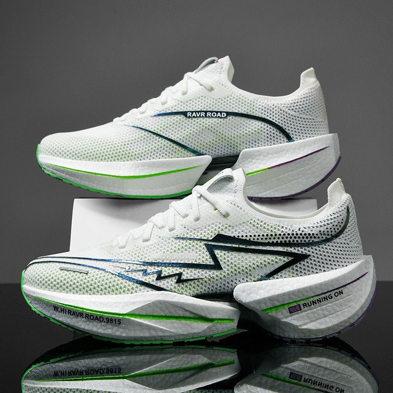 Friction sound running Men's and women's Professional marathon race resilient cushioned sports shoes_voghion.com