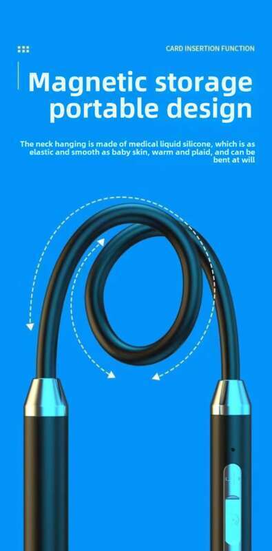 Nuovi auricolari wireless Bluetooth con sport sospesi, auricolari appesi al collo e modalità standby ultra lunga_voghion.com