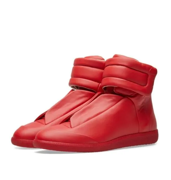 brand Mm22 Maison Future High Top Sneakers Shoes Front Touchstrap Fastening Leather Round Toe Party Dress Technical_voghion.com