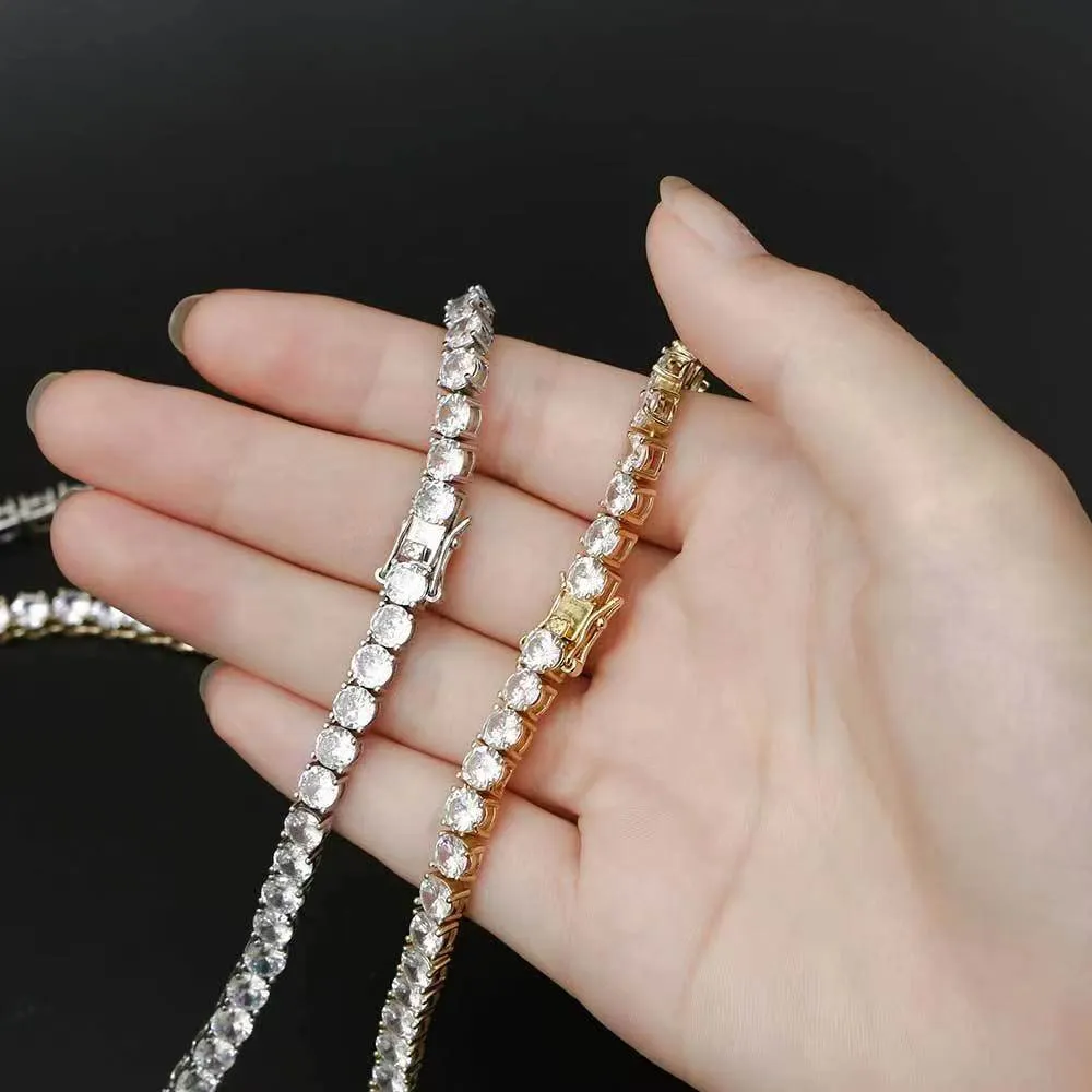 designer gra hip hop 3mm-4mm vvs moissanite ketting tennisketting diamant sier goud iced out vergulde kettingen sieraden_voghion.com