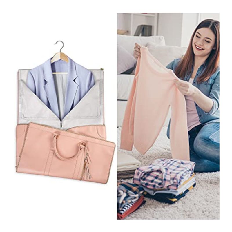 Praktische Kleidung, große Reisetasche aus PU-Leder, Gepäcktasche, modische Reisehandtasche für Damen_voghion.com