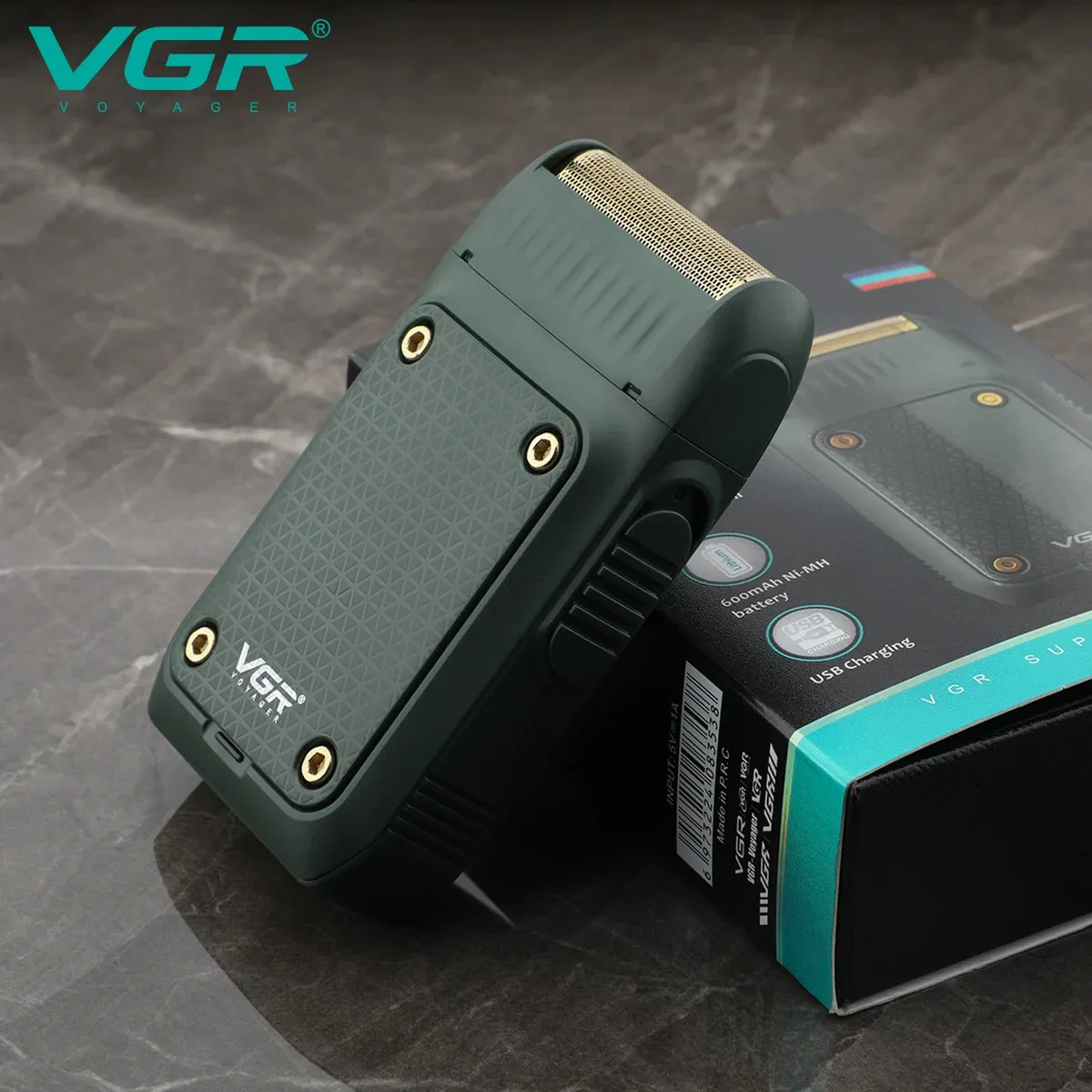 VGR Razor Electric Professional Rechargeable Razors Portable Beard Trimmer Mini Hair Shaver For Men V-353 240627_voghion.com