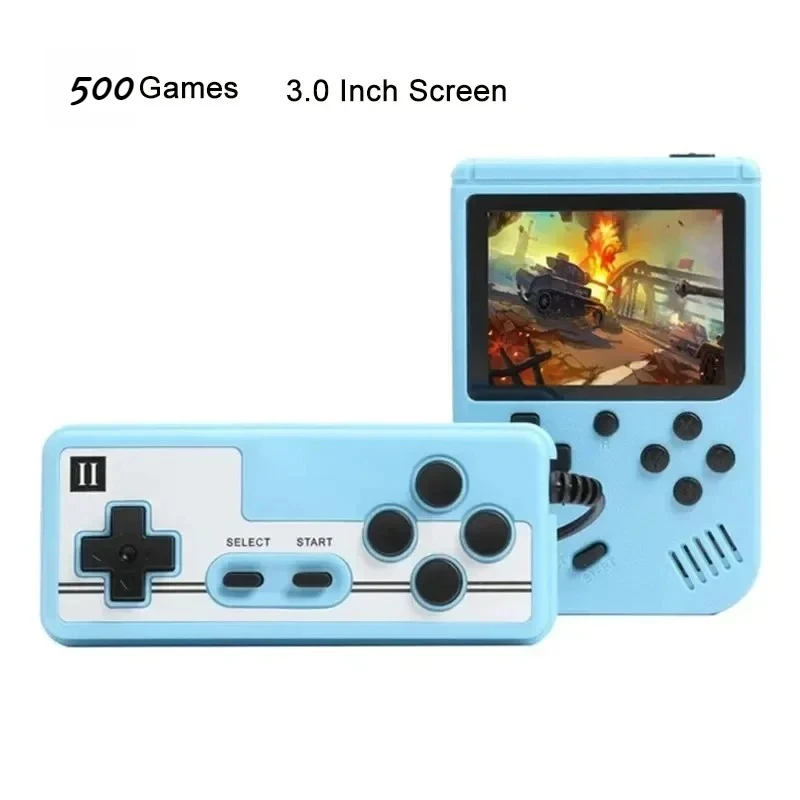 Console de jeux portable rétro avec 500 jeux classiques intégrés_voghion.com
