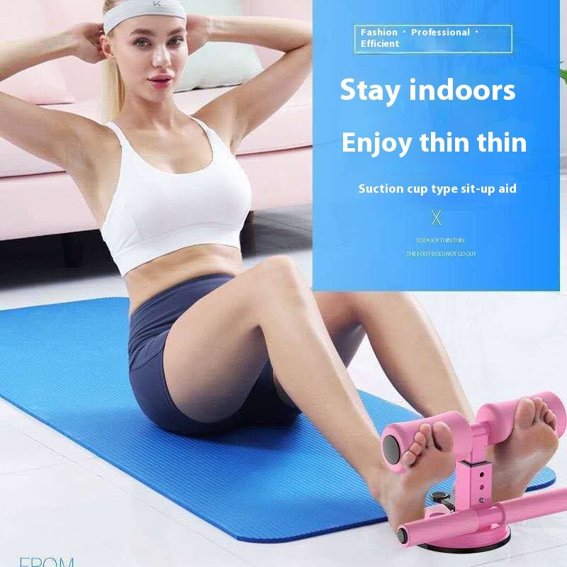 Sit up assist device, fixed suction cup type abdominal roller, waist and abdomen reduction exercise, home fiess_voghion.com
