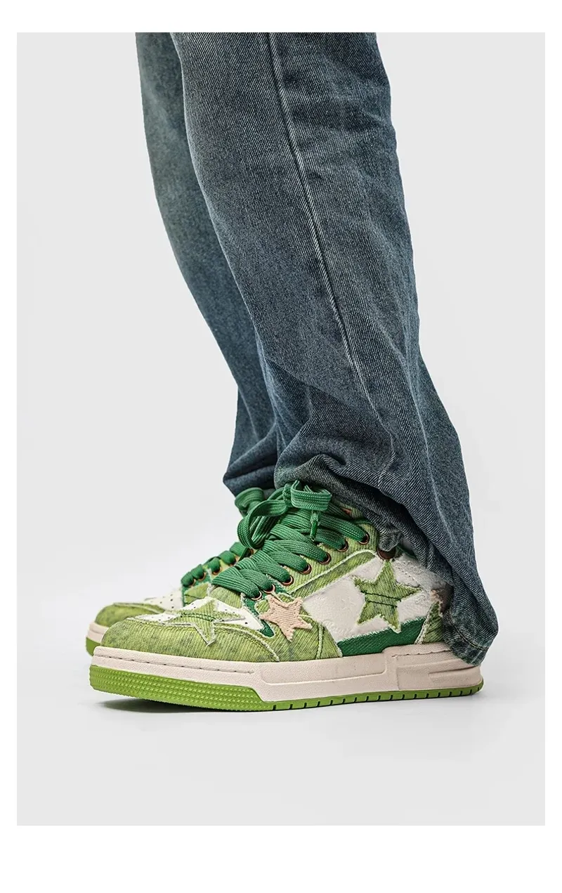 Modische Basketball-Sneakers: bequeme Casual-Sportschuhe mit weichen Sohlen_voghion.com