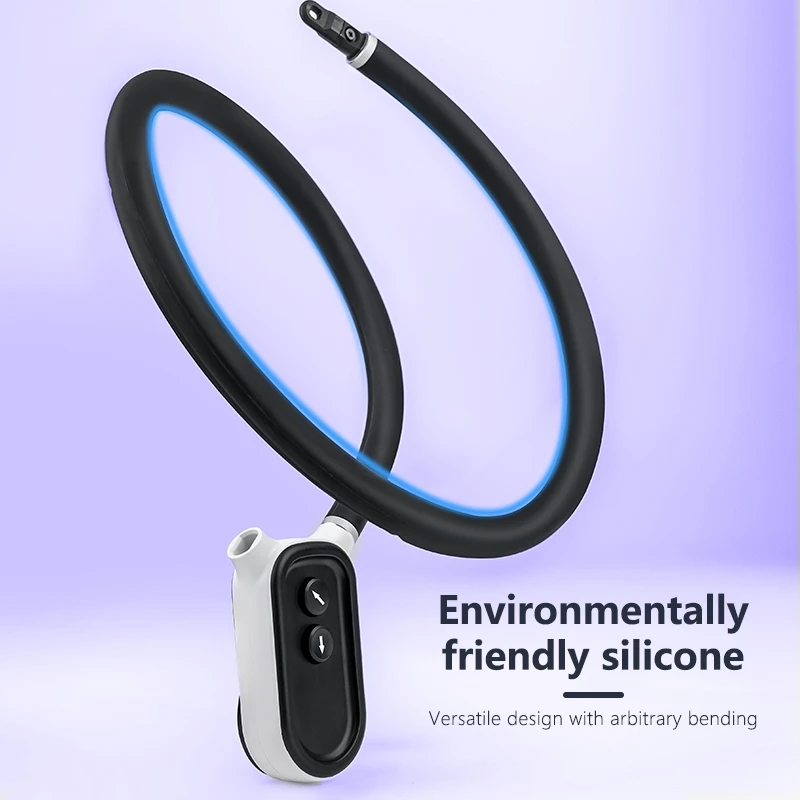 Magnetic Silicone Collar Bracket POV View Mount With Phone Clamp For GoPro/DJI Osmo 360 Action Cameras / Phones_voghion.com