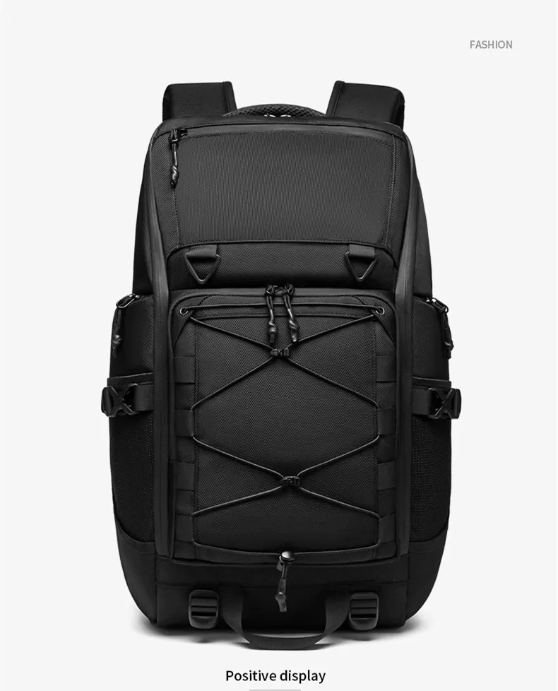 OZUKO 17,3 Zoll Laptop 35L Reise Nylon Tasche Outdoor Wasserdicht Multifunktions Große Kapazität Wandern Rucksack_voghion.com