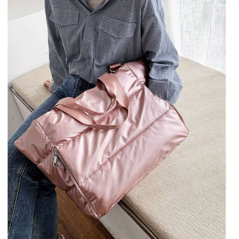 Travel Large Capacity, Lightweight, Fitness, Space Cotton Suit Bag, Handbag, Shoulder_voghion.com