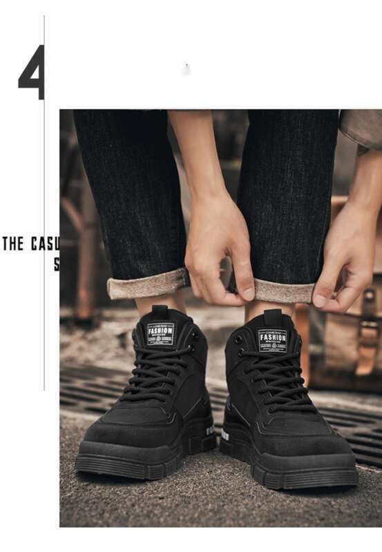 Herbst Neue atmungsaktive High Top Martin Stiefel Herren Britische rutschfeste Arbeitskleidung Casual Arbeitsschutzschuhe Herren_voghion.com