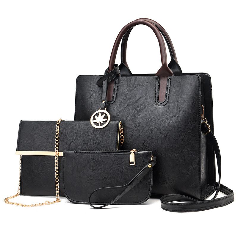 2024 Neues dreiteiliges Set Mutter und Kind Große Handtasche für Damen mit einer Schulter_voghion.com