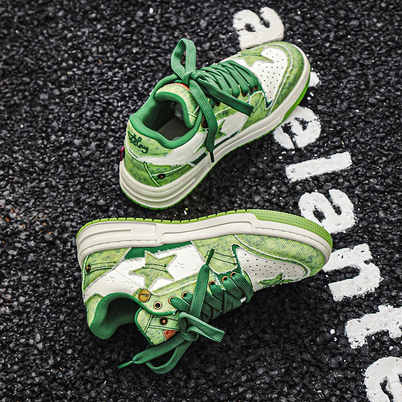 Modische Basketball-Sneakers: bequeme Casual-Sportschuhe mit weichen Sohlen_voghion.com