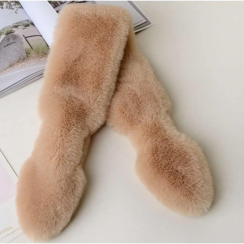 Nieuwe dubbelzijdige lange, zachte sjaal voor dames, verdikt, warm, kruis, honderd, met effen kleuren_voghion.com