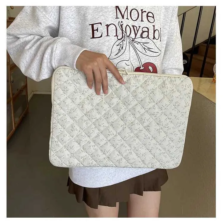 Borsa a traliccio per laptop, tablet, modello di stampa, 3 pollici, 5 pollici, custodia morbida per notebook, libro, Air_voghion.com