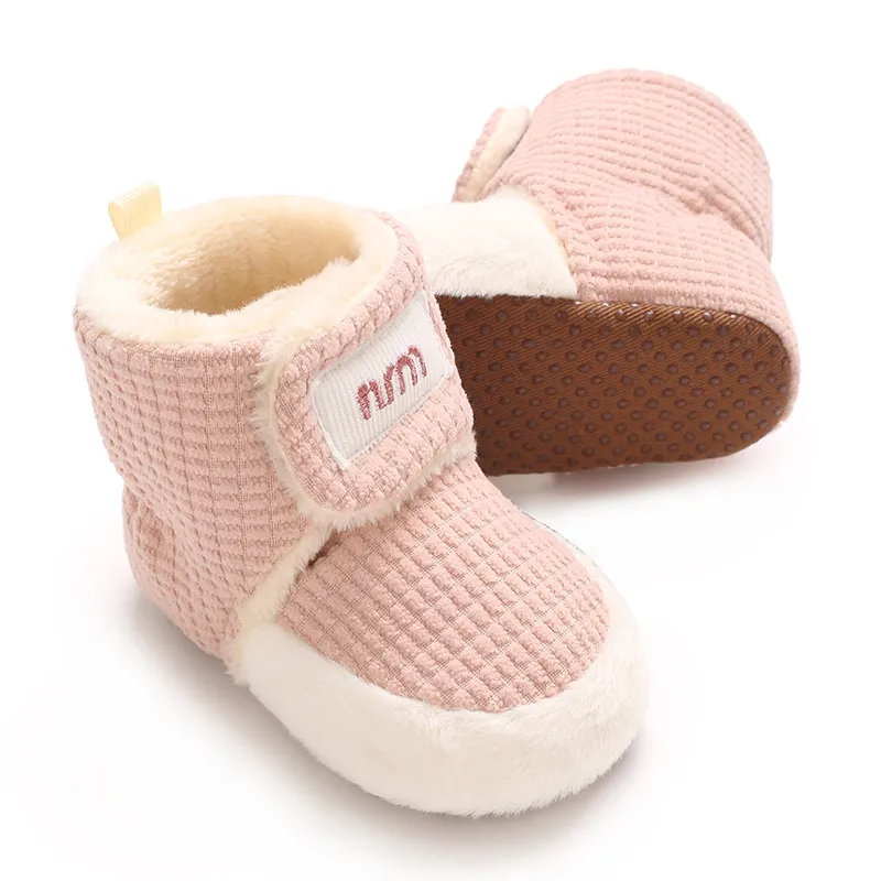 Botas de inverno de lã quente para bebês recém-nascidos, sapatos para crianças pequenas, botas Cutefeet para meninas e meninos de 0 a 18 meses_voghion.com