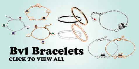 Sterling Silver And Ceramic Bangle Bracelet For Women Elegant_voghion.com