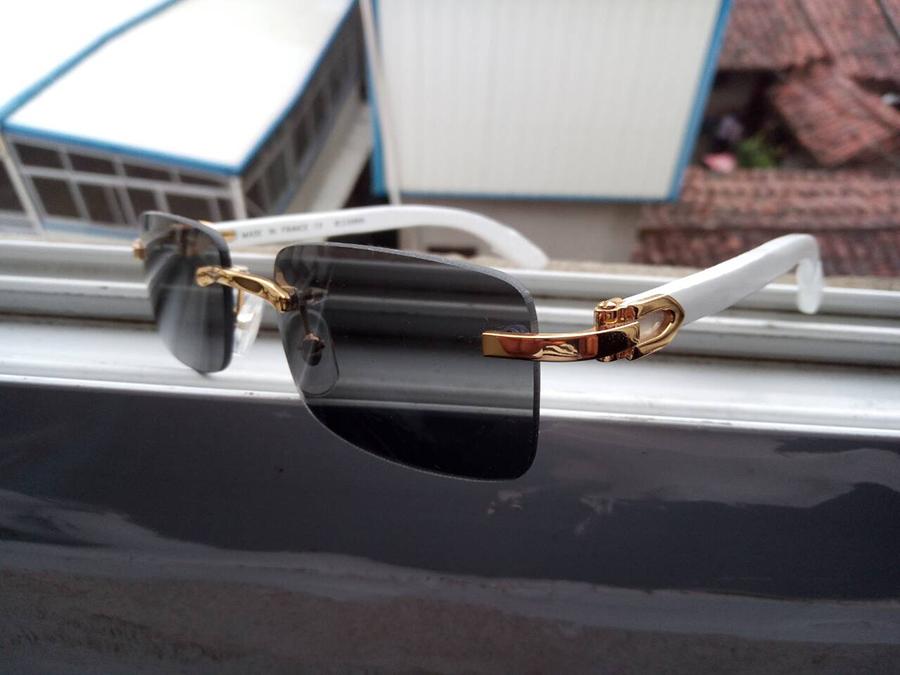 Lunettes de soleil de marque de luxe pour homme, style GAFAS, monture en polycarbonate, monture en corne de buffle, monture extérieure tendance._voghion.com