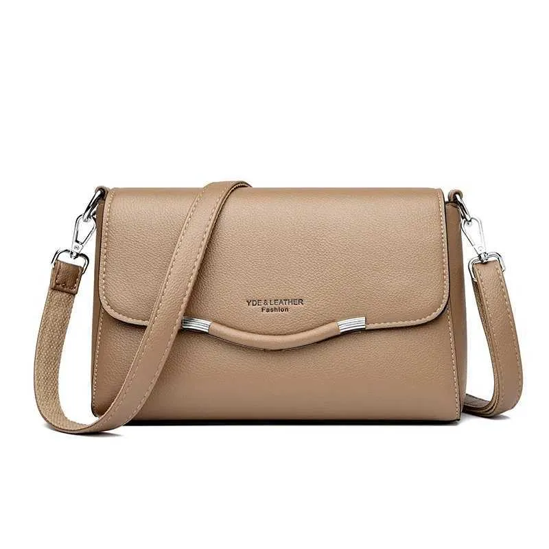 Damen Schultertasche Umhängetasche Handtasche Mit Klappe_voghion.com