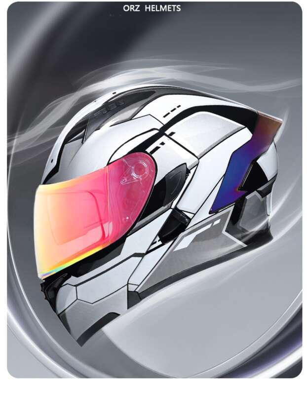 Orz mootorratta meeste ja naiste katmata kiiver, kahe peegliga talvine sabatiib, pooltäiskattega, aastaringne_voghion.com