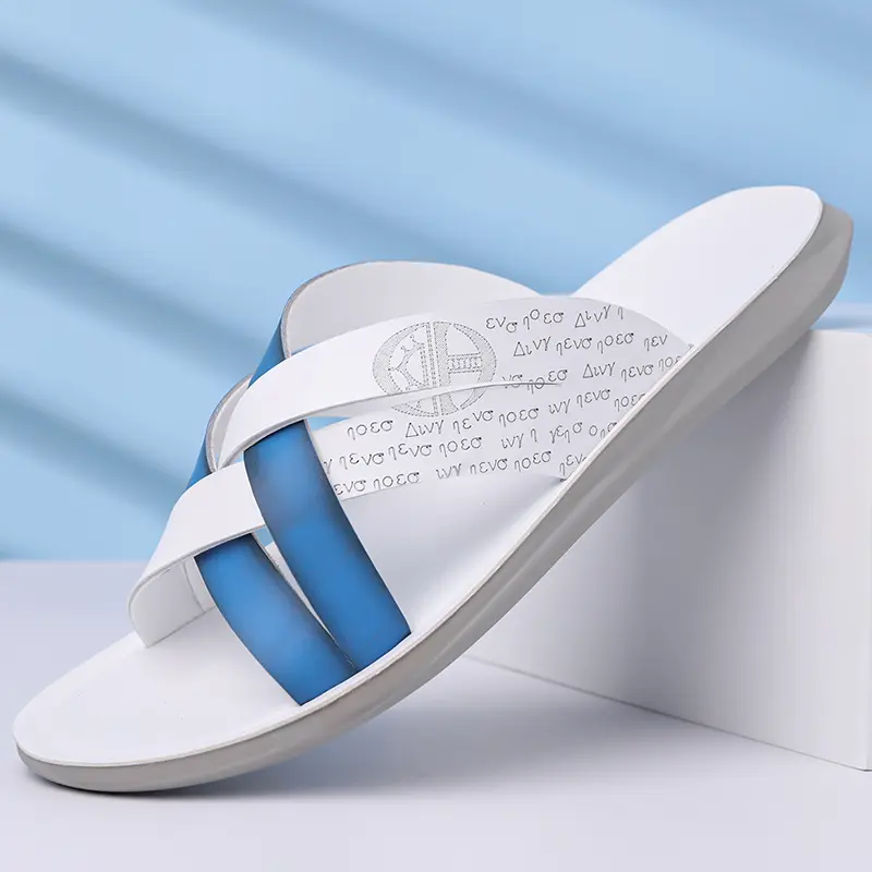 Pantofole in pelle da uomo sandali da spiaggia comodi_voghion.com