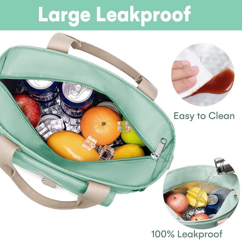 Lunch large-capacity insulation handheld mommy oxford cloth thickened aluminum foil waterproof ice bag_voghion.com