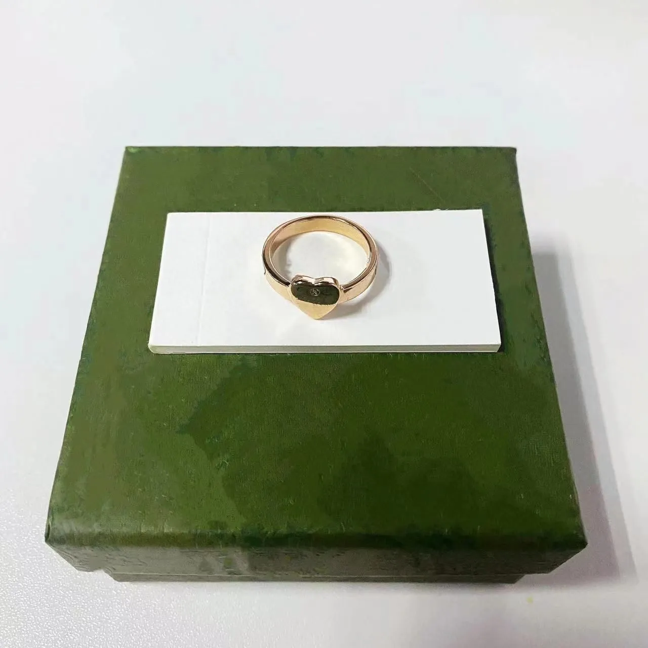 Designer Love Heart Band Rings for Men and Women Fashion Jewelry Unisex Gold Sier Rose Ring Wedding Lady Party Gift_voghion.com