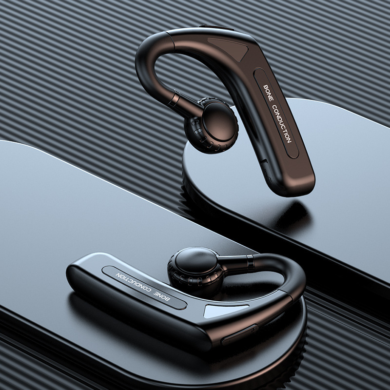 New Bluetooth Headset Bone Conduction Ear-hook Non-in-ear Business Sports Stereo Headset