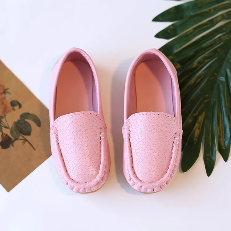 Mocasini sport casual pentru copii, culori bomboane, unisex, băieți și fete, mocasini moi, alunecă-on din piele PU, pentru copii mici, Happysteps, pantofi pentru tineri_voghion.com