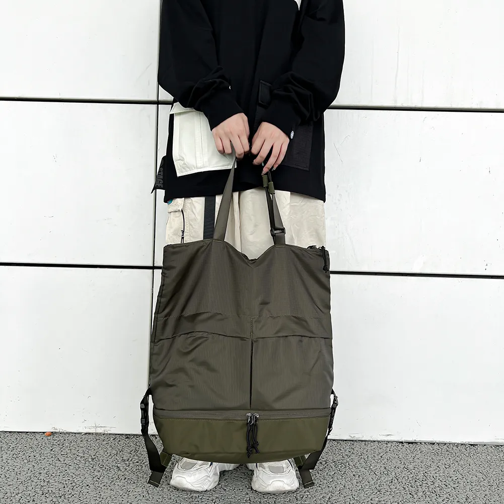 Zaino da scuola di tendenza per donne e uomini, grande capacità, per studenti, borsa a tracolla, zaino in nylon impermeabile, borse per il tempo libero_voghion.com