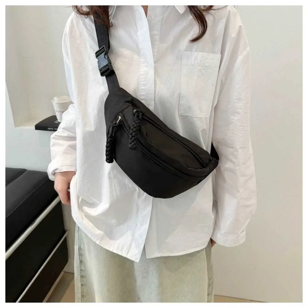 Chest Banana Women Sg Crossbody Pack Canvas Running Waist Bag Casual Fanny Packs Sport Half Moon Belt Ba241021_voghion.com