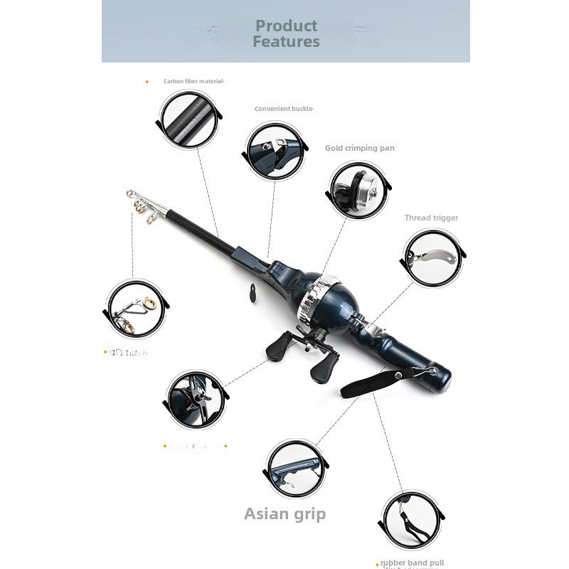 Upgraded Portable Rod For Sea Fishing With Foldable Design_voghion.com