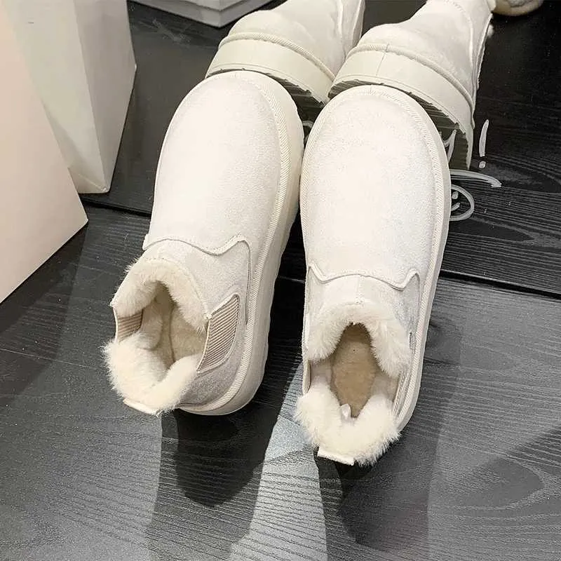 Neue Winter-Schneestiefel aus verdicktem Plüsch, warm, einfach und vielseitig, bequeme Baumwollschuhe M241005_voghion.com
